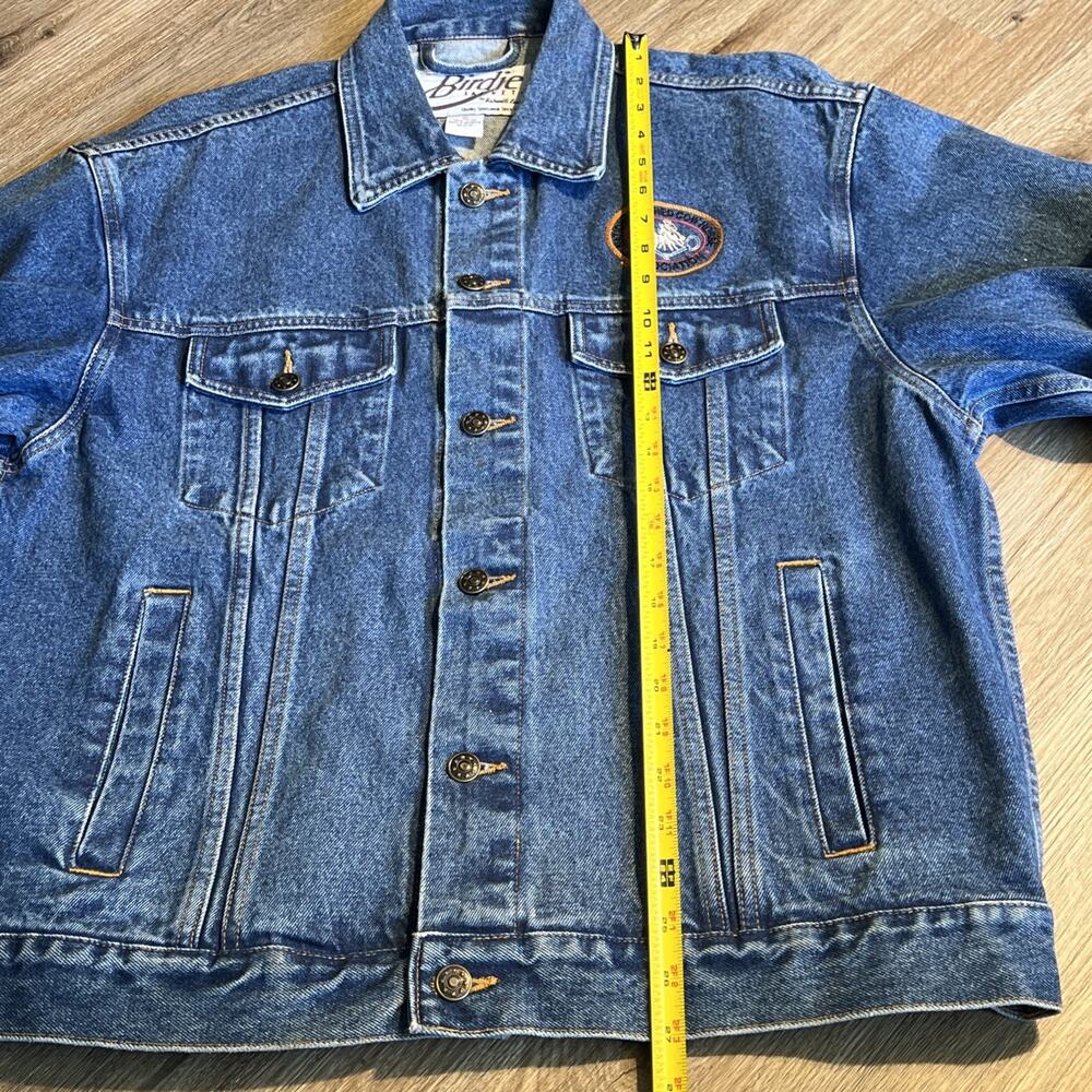 National Reined Cowhorse Denim Jacket Reno 36th Snaffle Bit Futurity Rodeo Coat - Picture 12 of 13